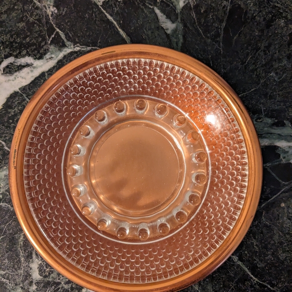 Vintage Copper and Glass Ashtray - Picture 3 of 5